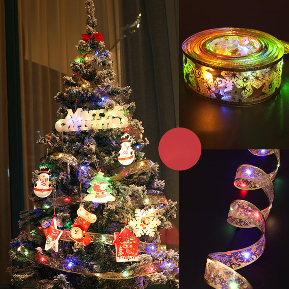 Christmas LED Light Strip Copper Wire Satin Light Strip