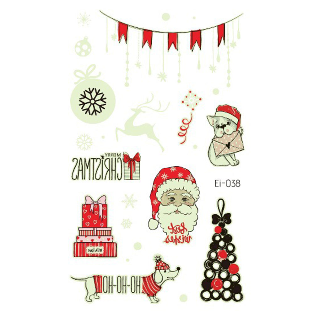 Luminous Christmas Tattoos For Kids