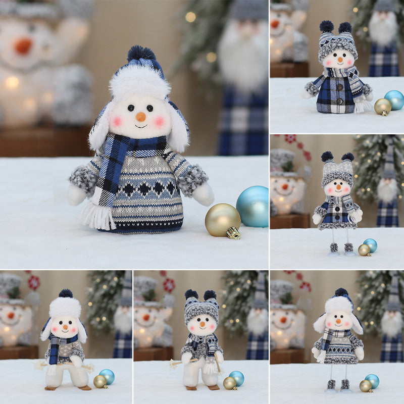 Christmas Blue New Fabric Doll