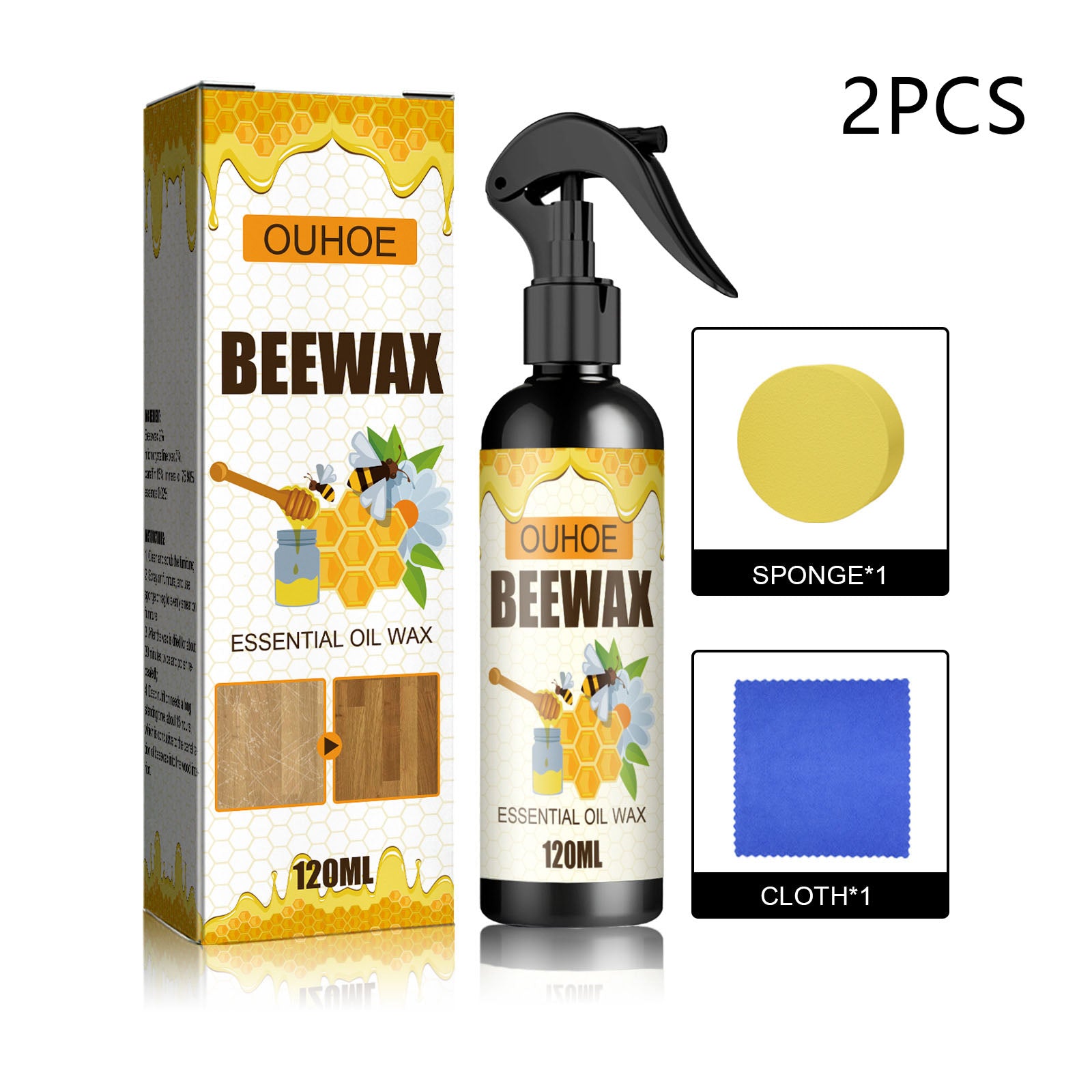 Natural Micro-Molecularized Beeswax Spray