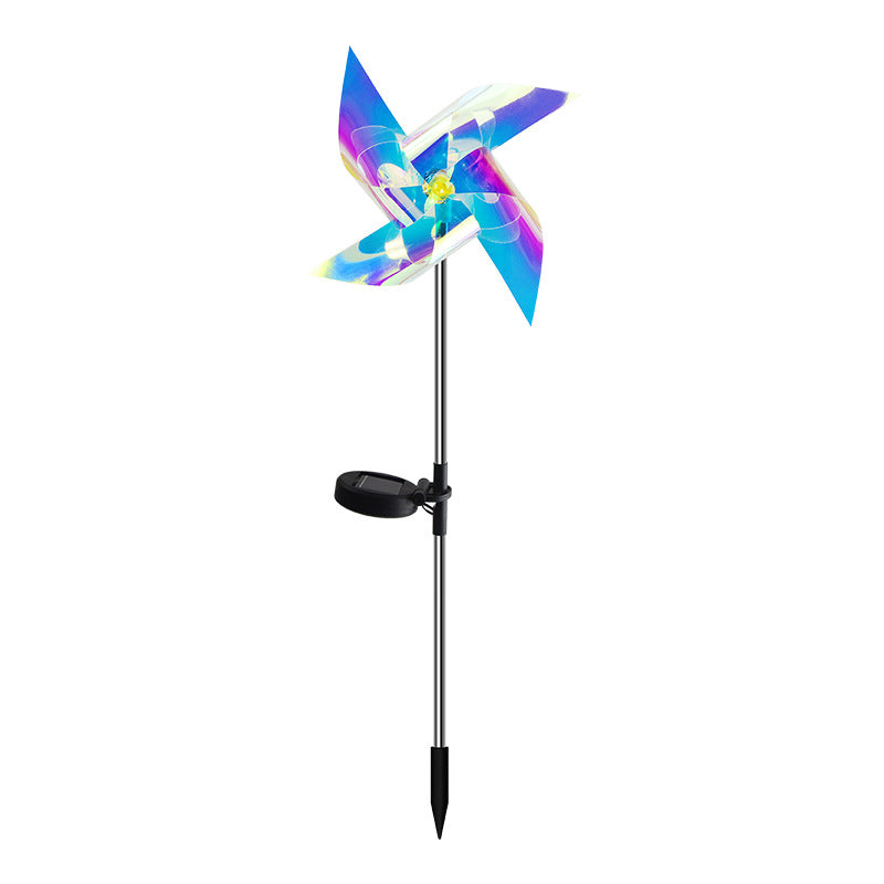 Garden Solar Windmill Light