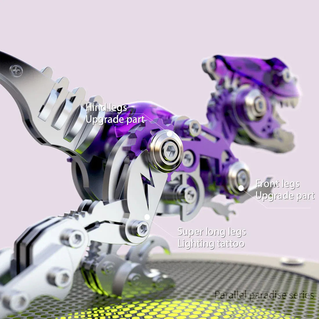 160pcs Mini Dinosaur 3D Metal Model Kit For Kids