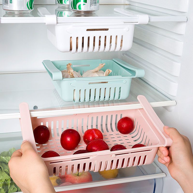 Kitchen Storage Refrigerator Partition Storage Rack