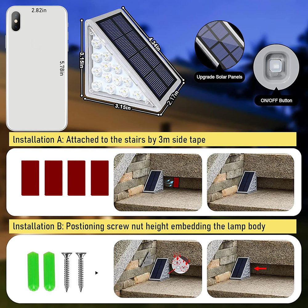 New Generation Of Solar Step Light