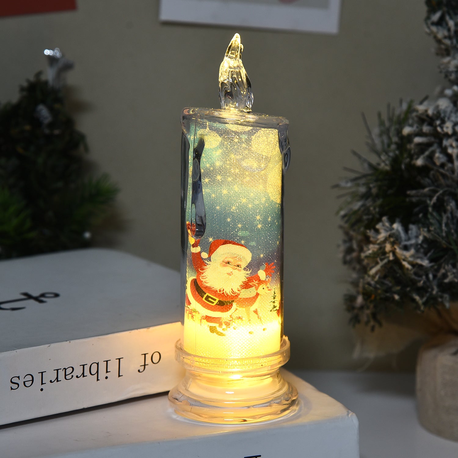 Christmas LED Simulation Atmosphere Candle