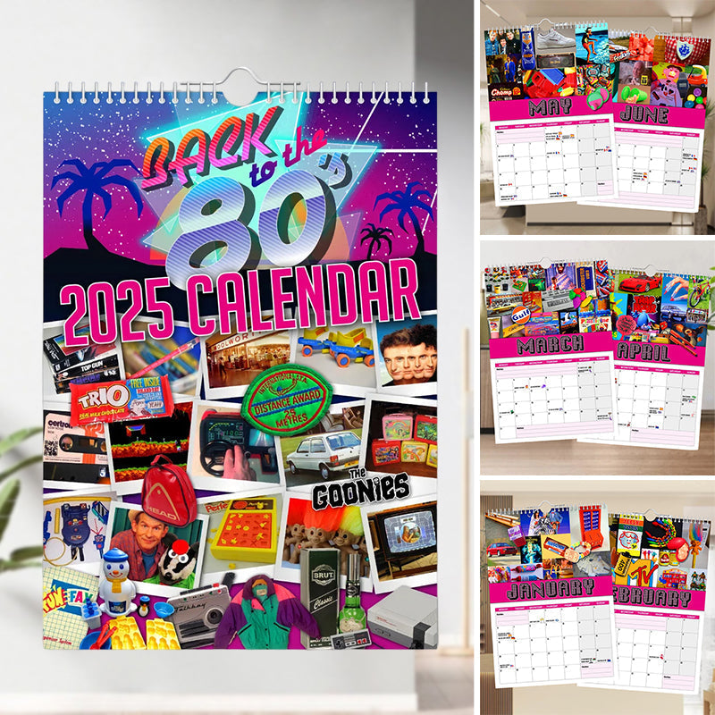 Back To The 80's - 2025 Wall Calendar