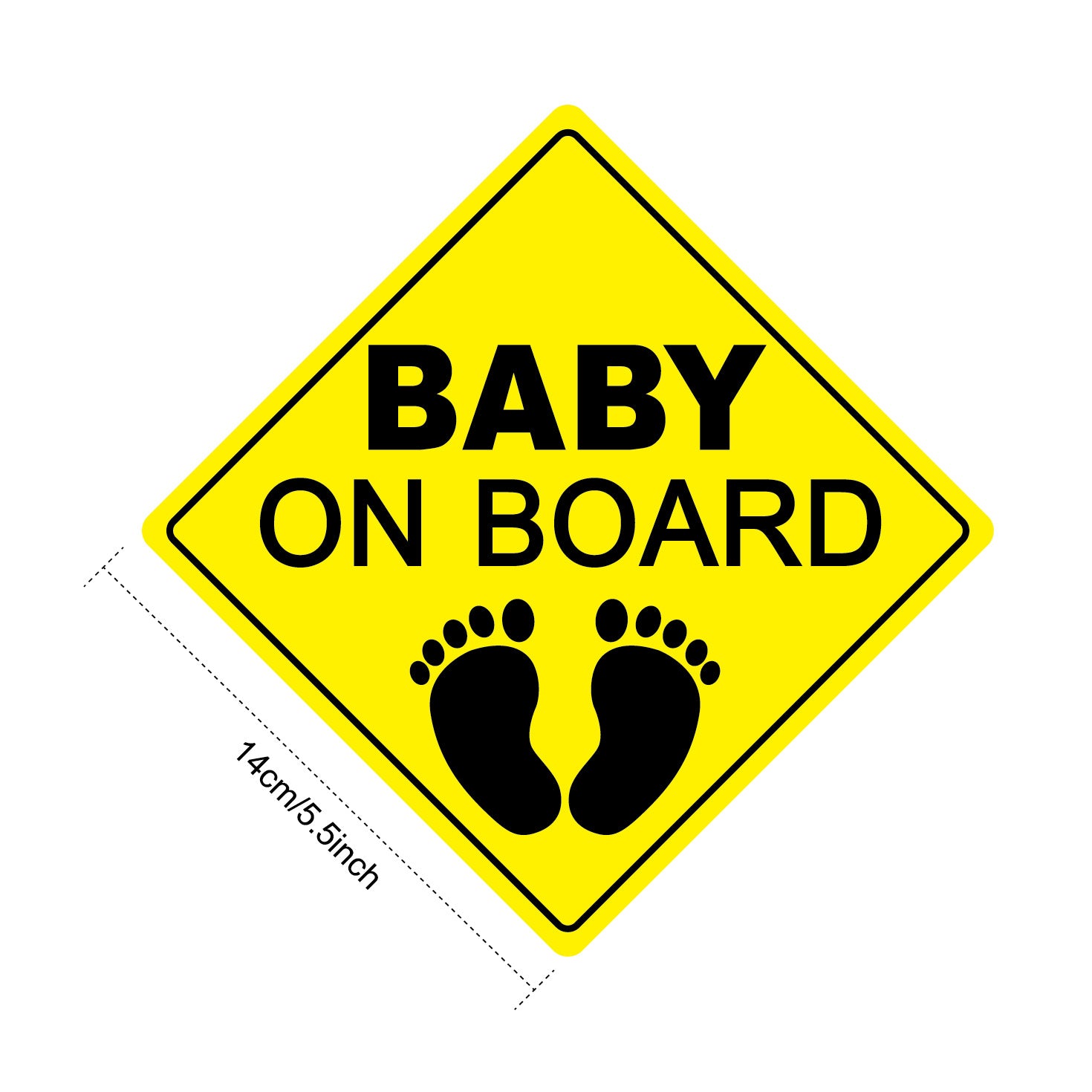 Safety 1st Baby On Board Sign Sticker