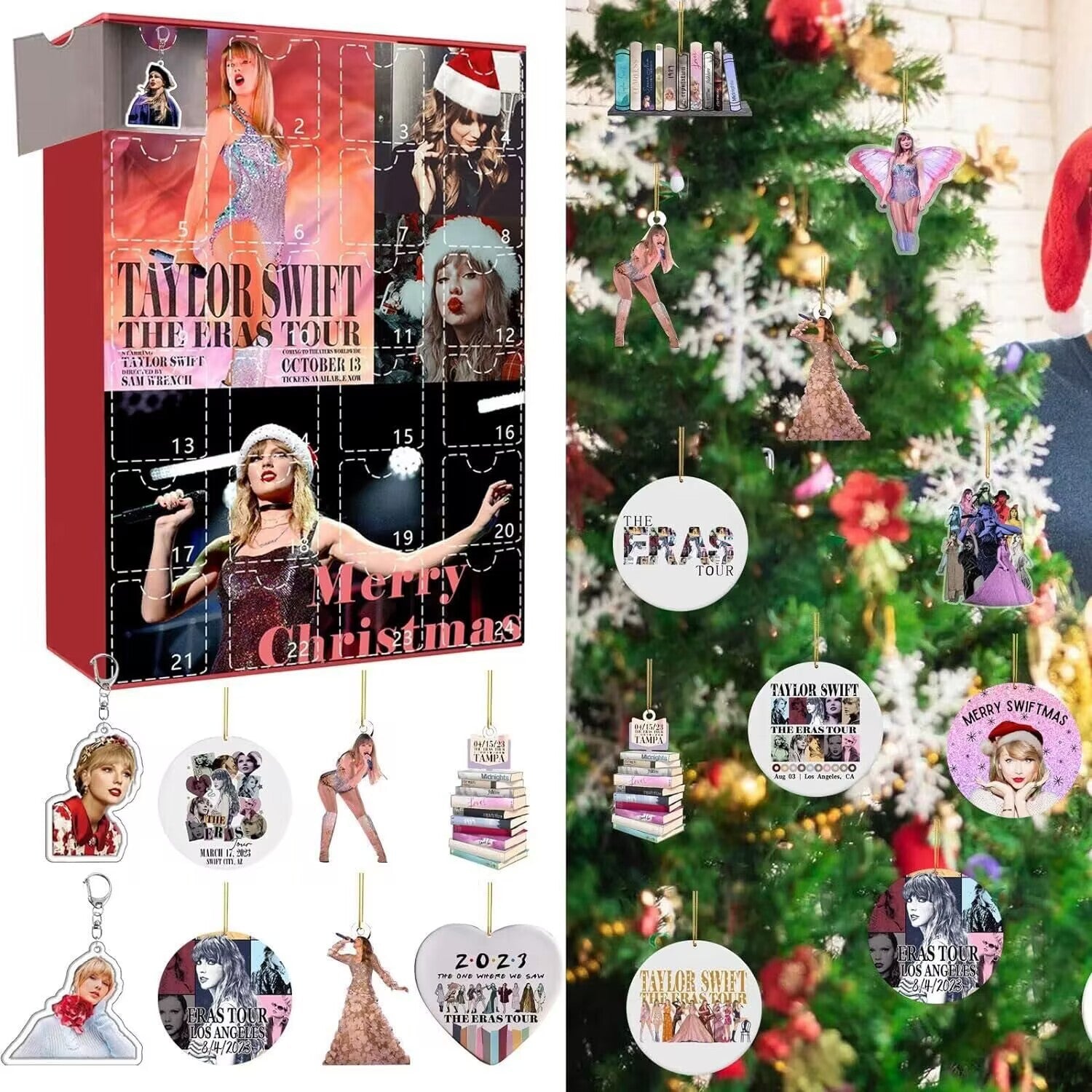 🎅Taylors 24-Day Christmas Advent Calendar Keychain