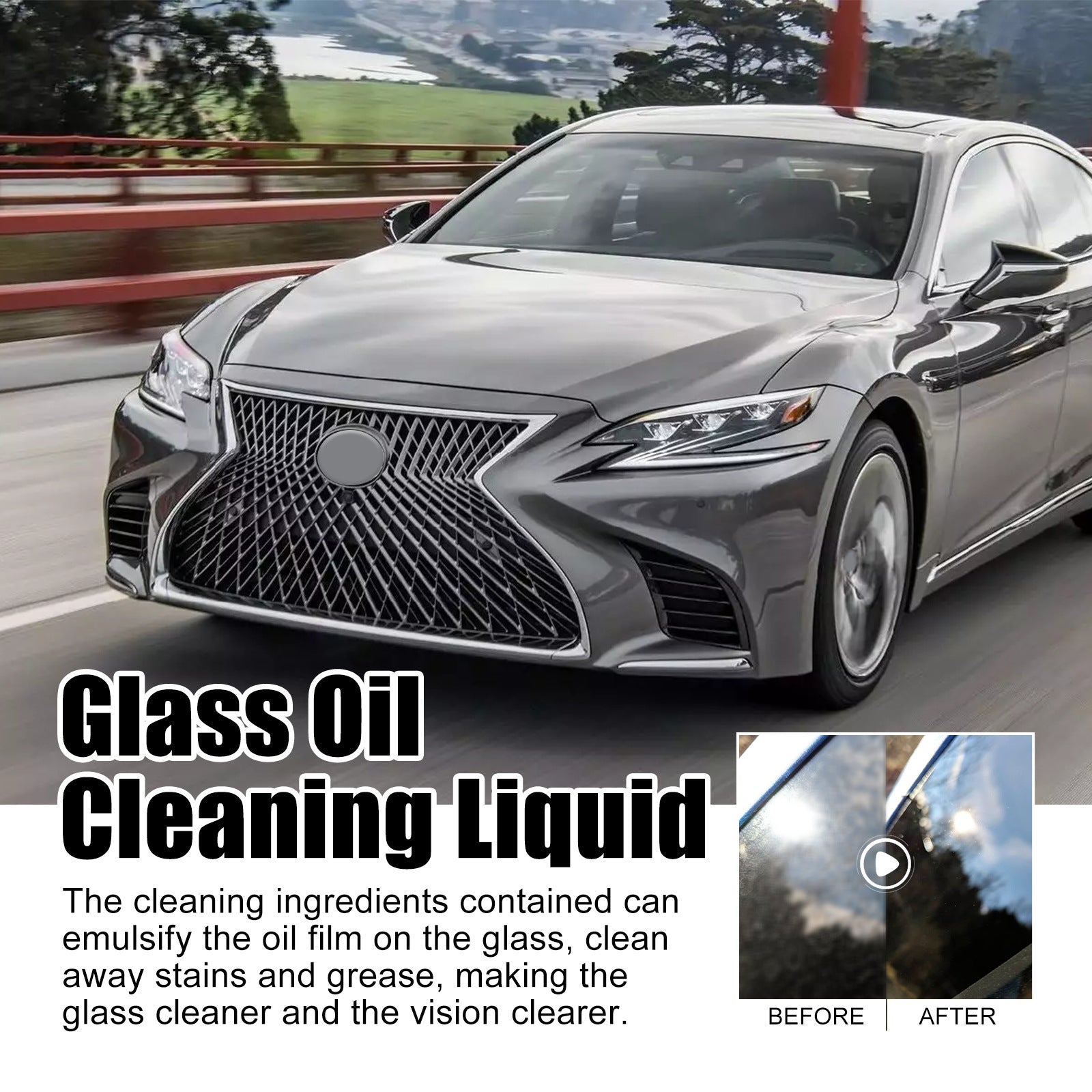 Glass Oil Film Remover