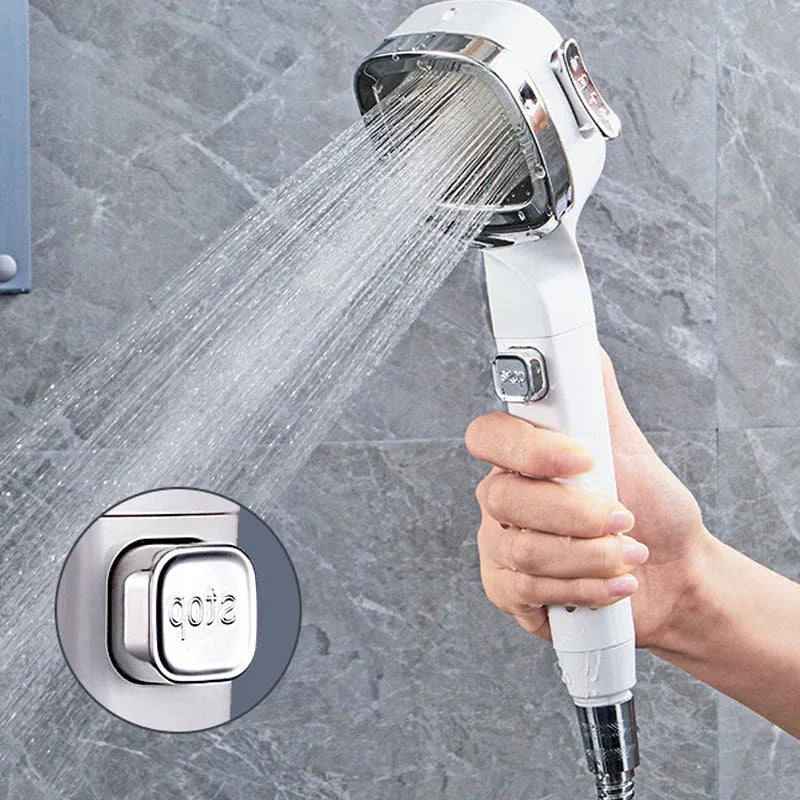 4-Mode Handheld Pressurized Shower Head