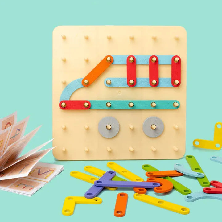 Montessori Pegboard Puzzle