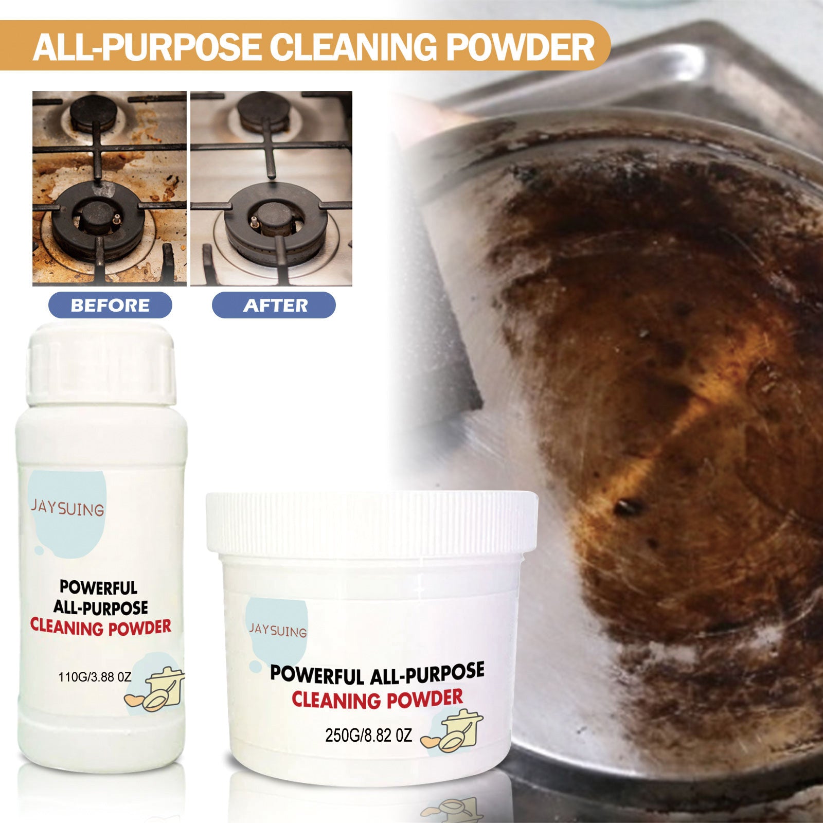 Powerful Kitchen All-purpose Cleaning Powder