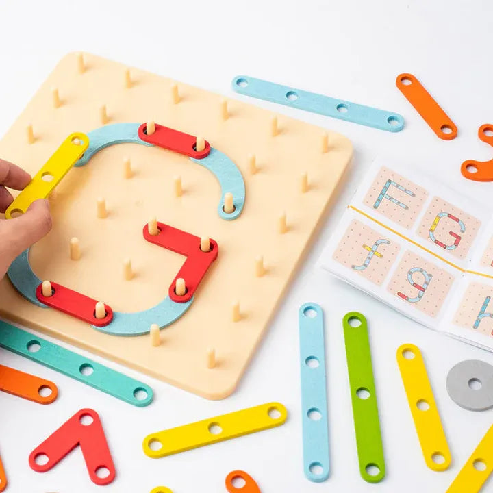 Montessori Pegboard Puzzle