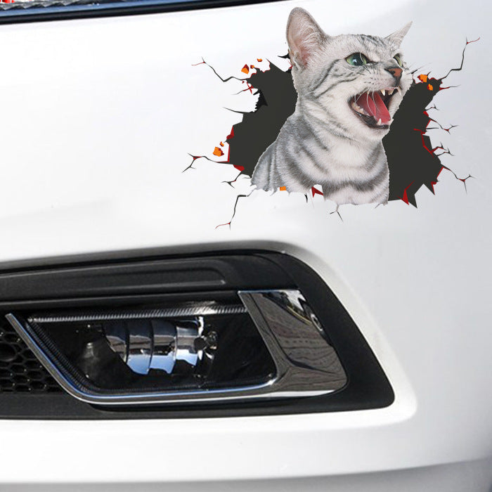 3D Simulation Cute Creative Car Stickers