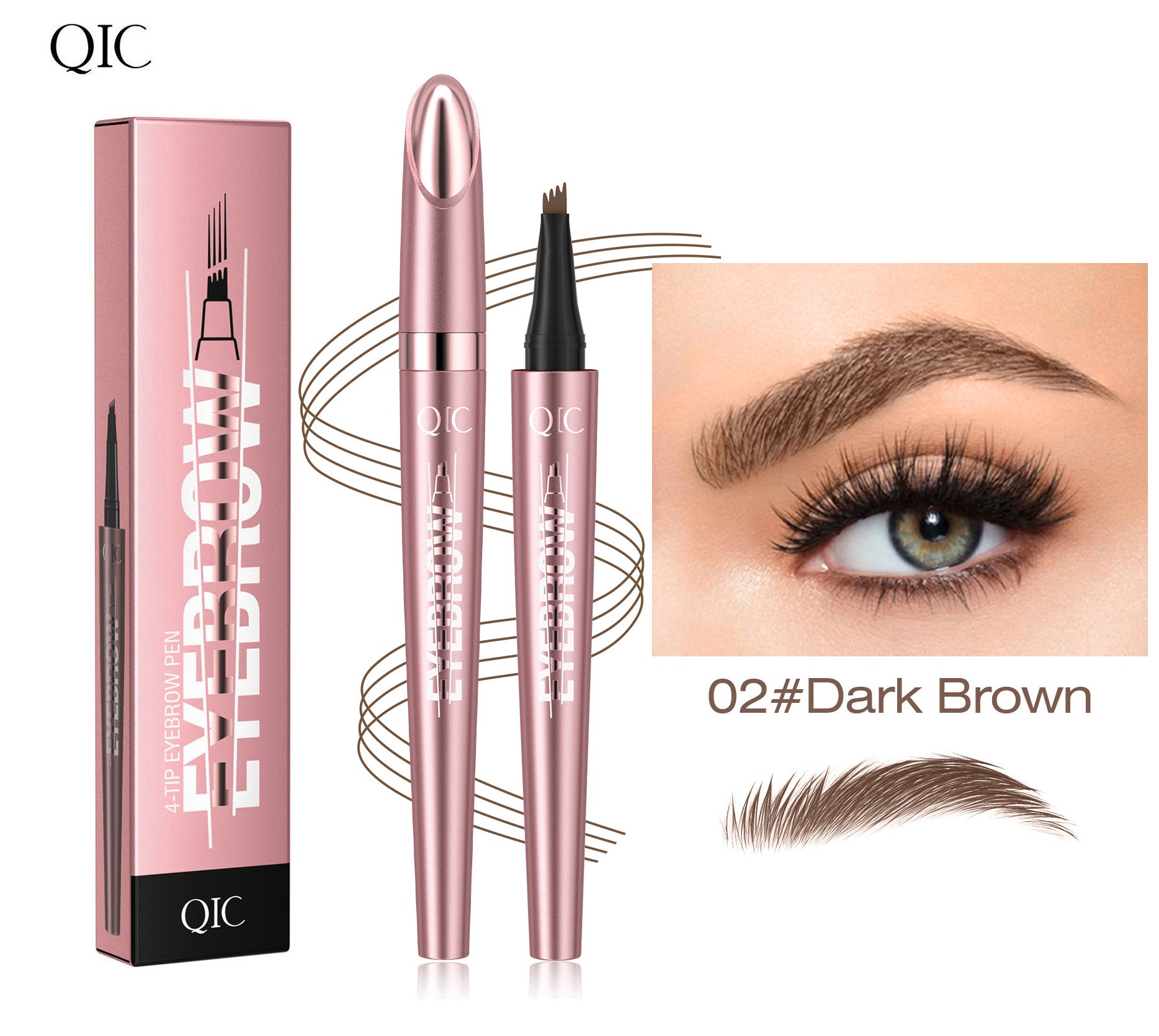 3D Microblading Eyebrow Tattoo Pencil 4 Fork Tip