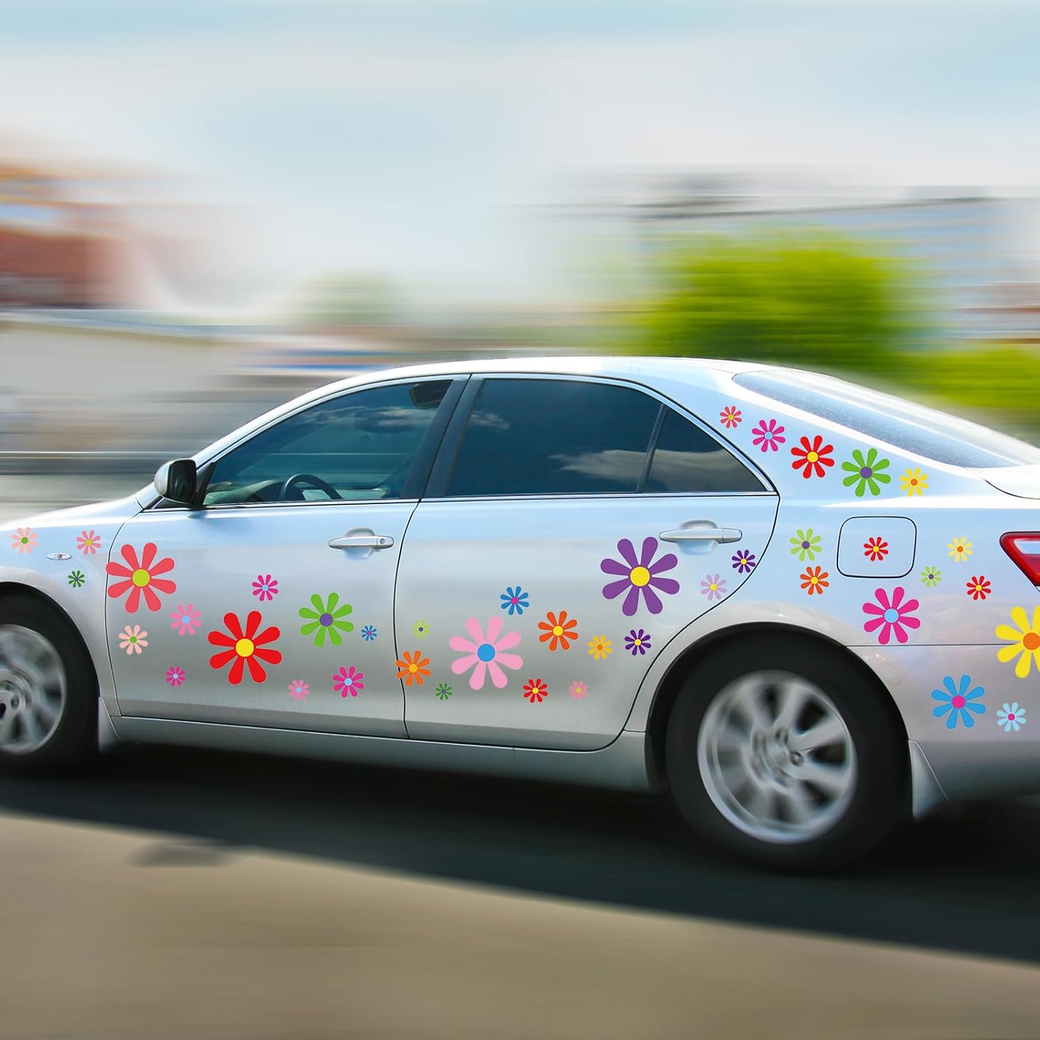 Cute Flower Car Stickers