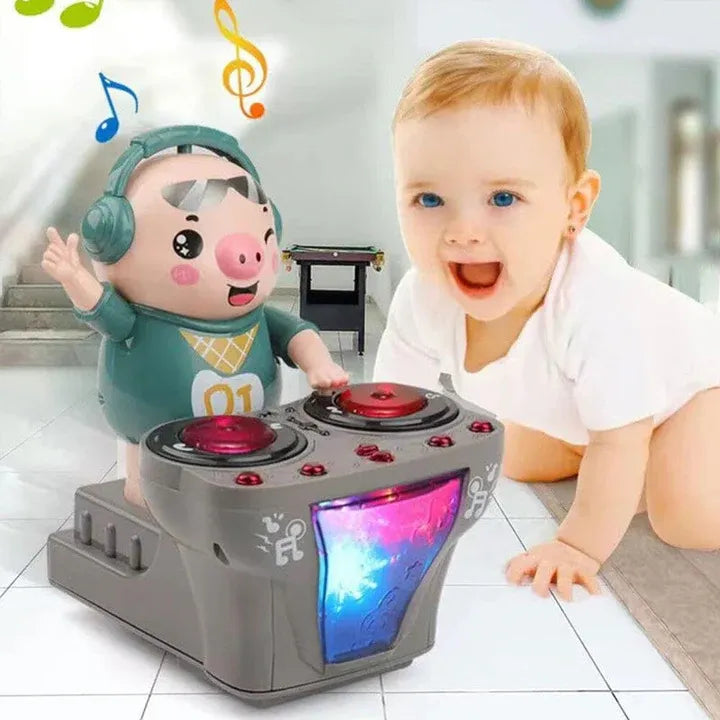 🎵DJ Swinging Piggy Toy