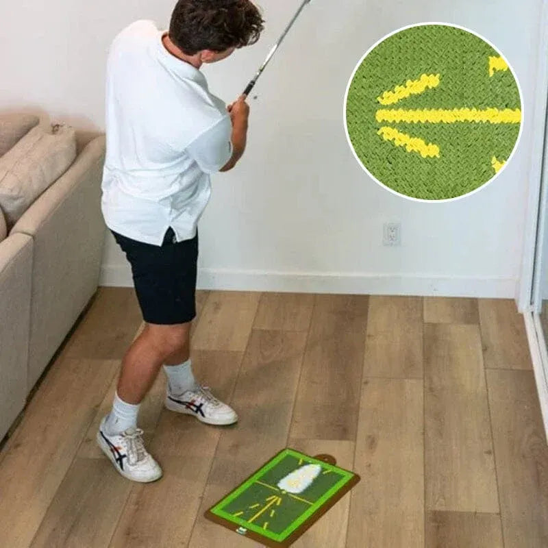 Golf Training Mat For Swing Detection Batting