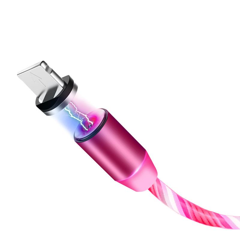 LED Magnetic 3 In 1 USB Charging Cable