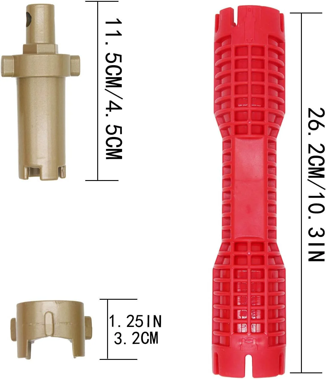 8-in-1/5-in-1 Sink Wrench