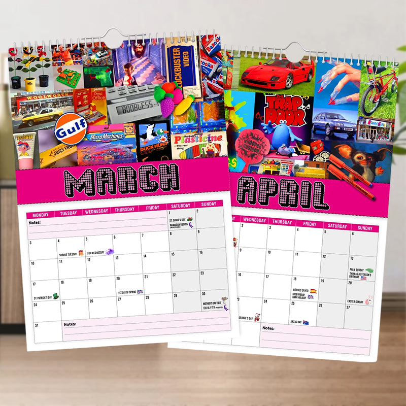 Back To The 80's - 2025 Wall Calendar