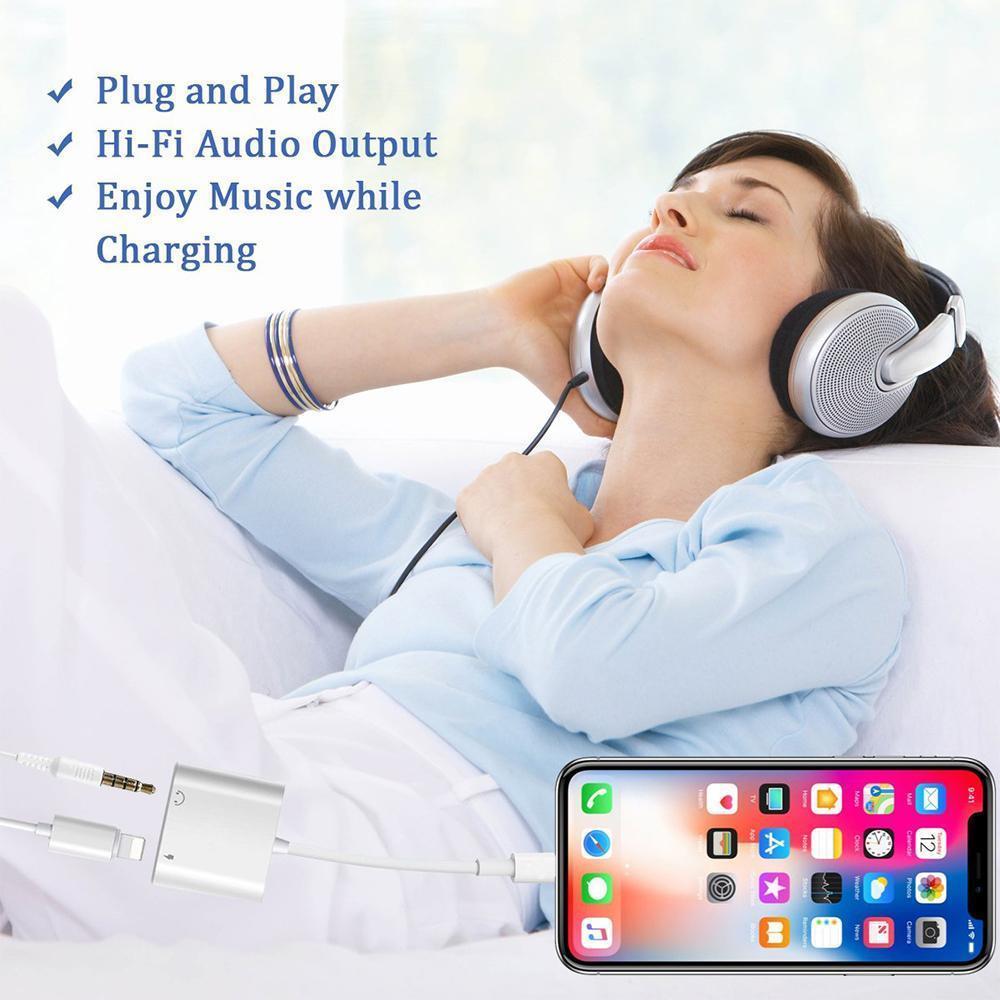 Hirundo Headphone Jack Adapter Compatible For IPhone