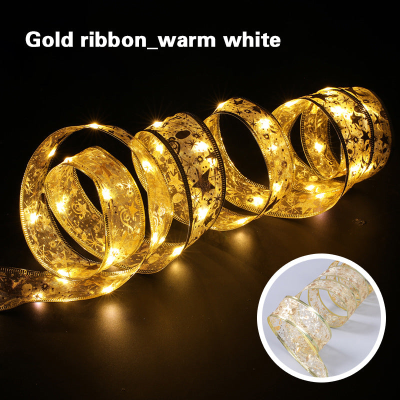 Christmas LED Light Strip Copper Wire Satin Light Strip