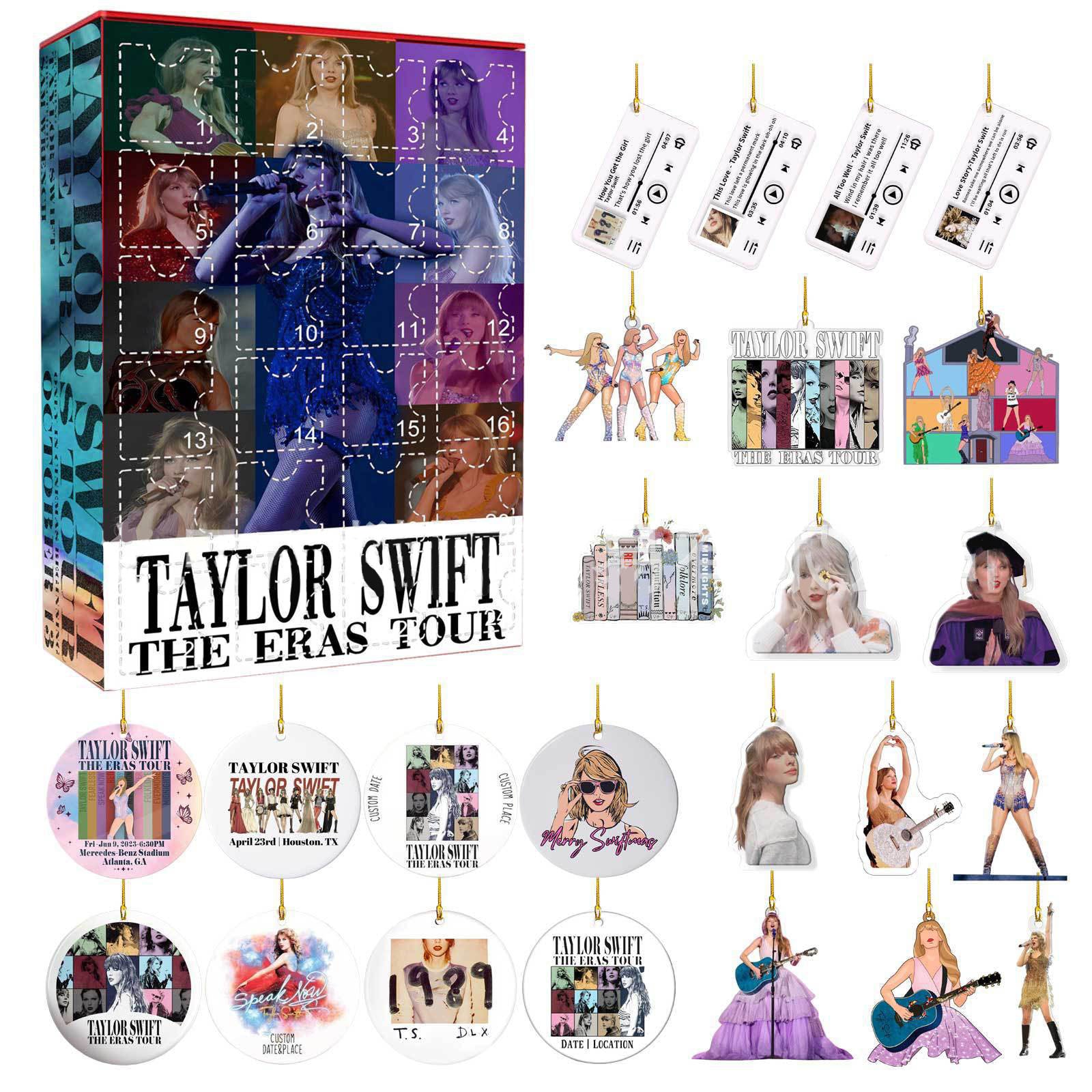 🎅Taylors 24-Day Christmas Advent Calendar Keychain