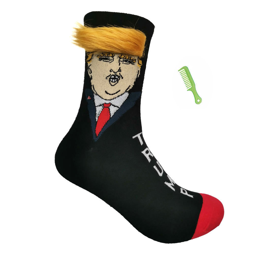 Trump Personalized Hair Socks