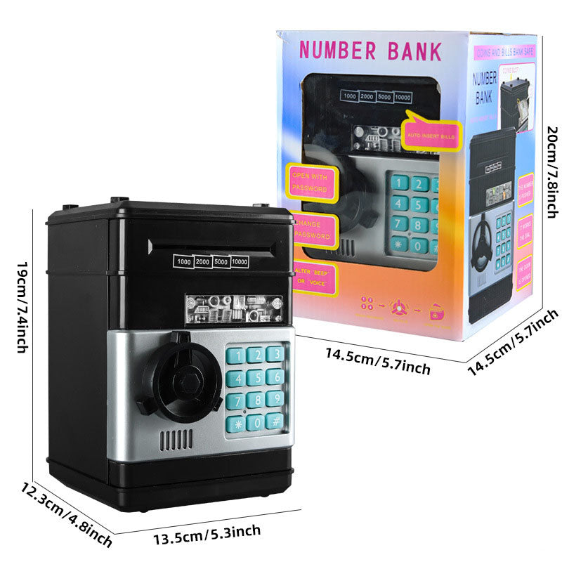 💴ATM Cash Coin Banks Money Saving Box With Password