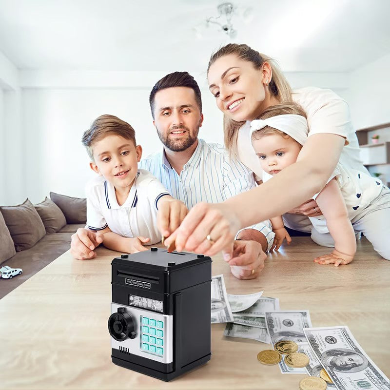 💴ATM Cash Coin Banks Money Saving Box With Password