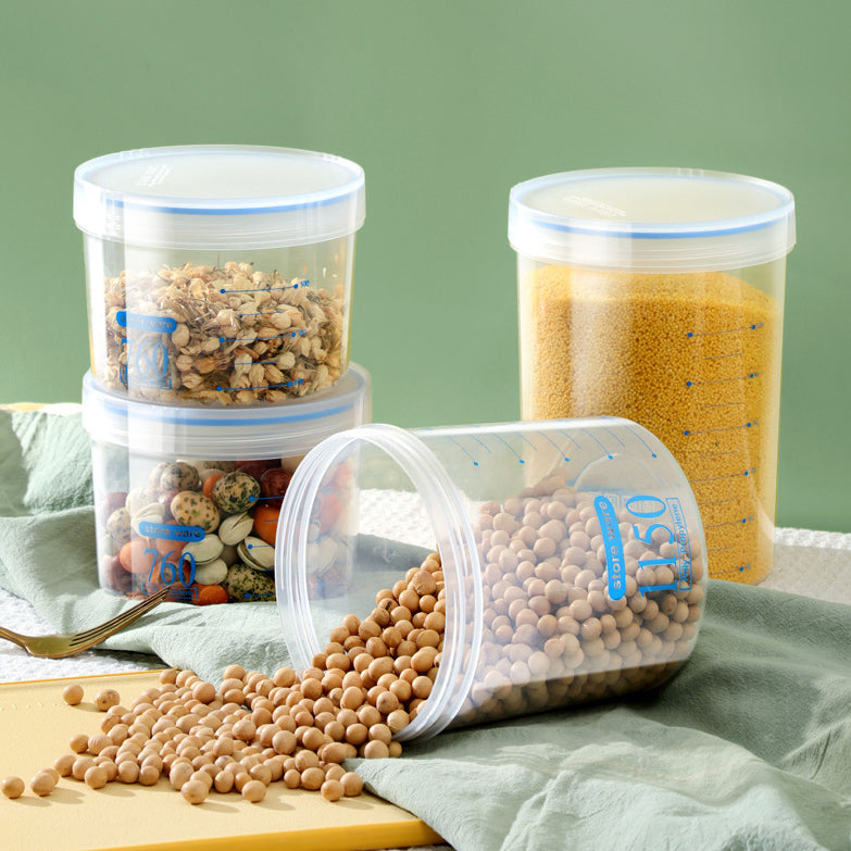 Airtight Jar Set Pet Food Container Storage Jar Food Storage Container With Lid PP