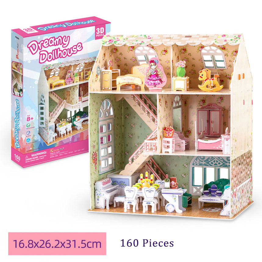 3D Puzzle Children - Princess Birthday Party Princess Castle