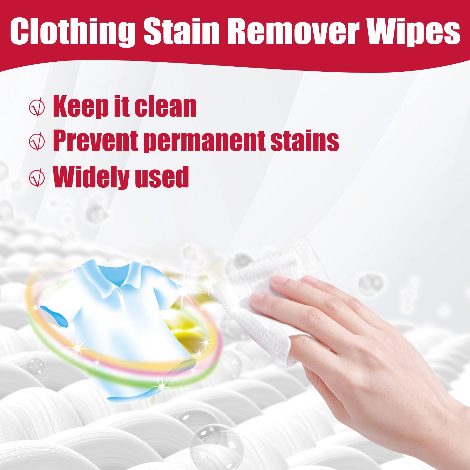 Stain Removal Wet Wipes