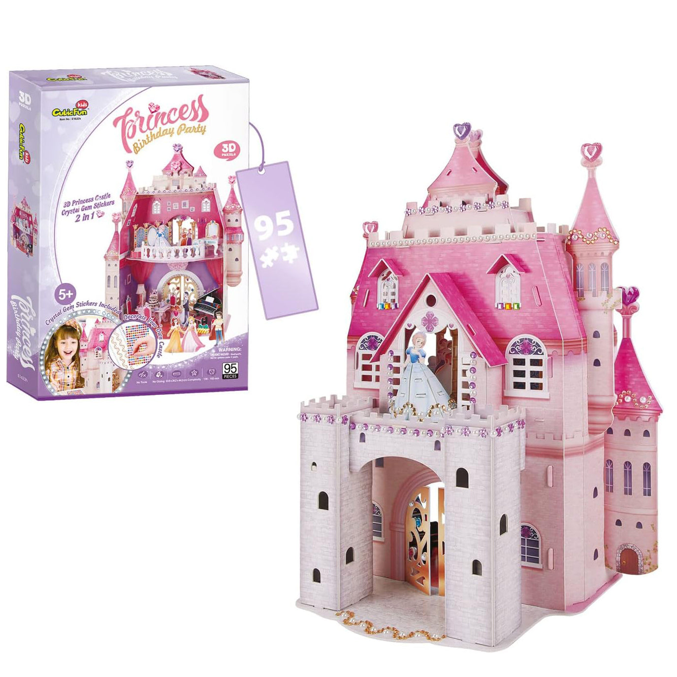 3D Puzzle Children - Princess Birthday Party Princess Castle