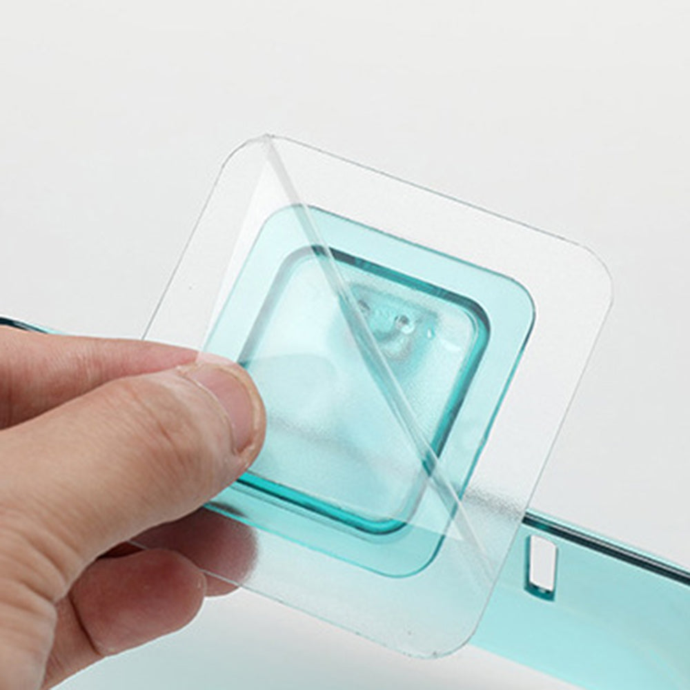 Punch-Free Transparent Drainable Soap Holder