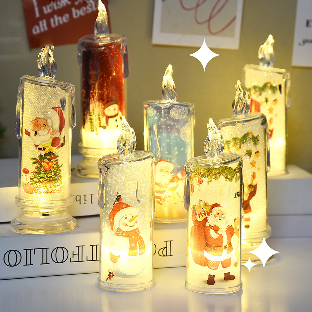 Christmas LED Simulation Atmosphere Candle