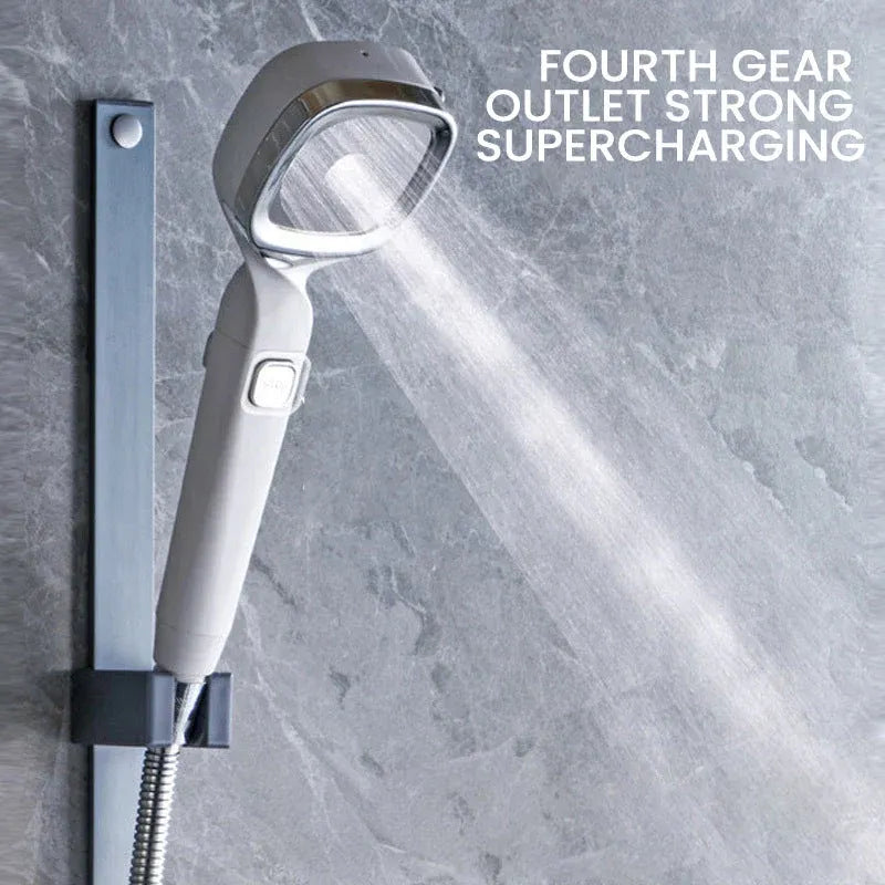 4-Mode Handheld Pressurized Shower Head