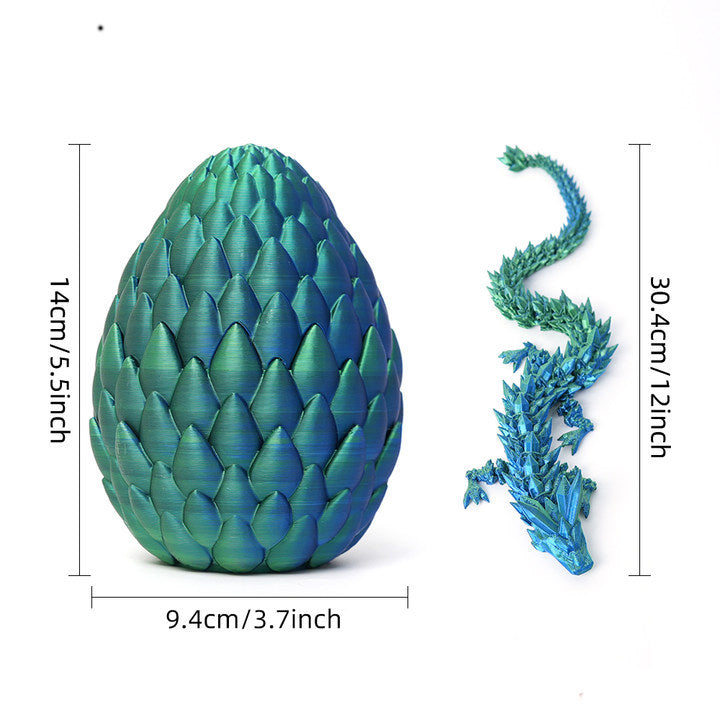 3D Printed Dragon Scale Egg Creative Toy Ornaments