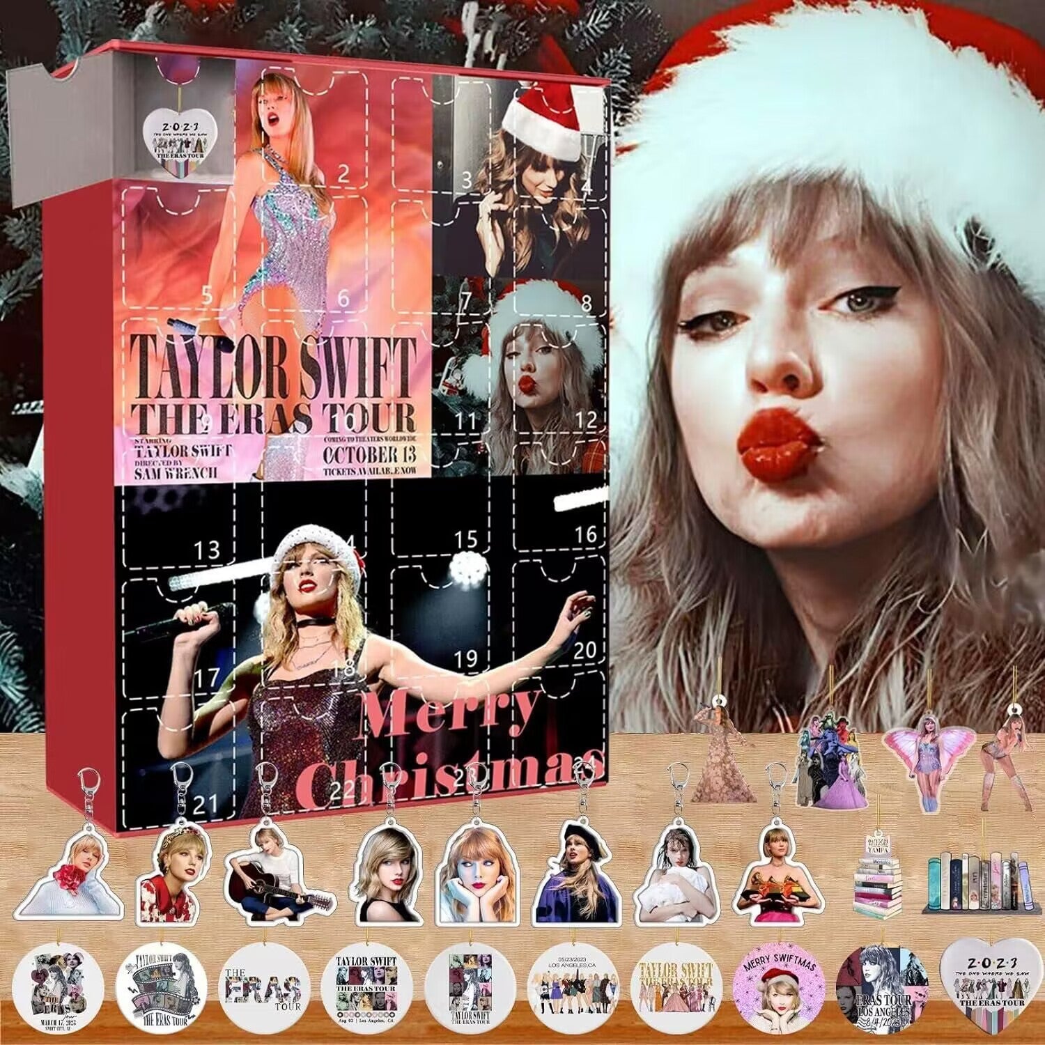 🎅Taylors 24-Day Christmas Advent Calendar Keychain