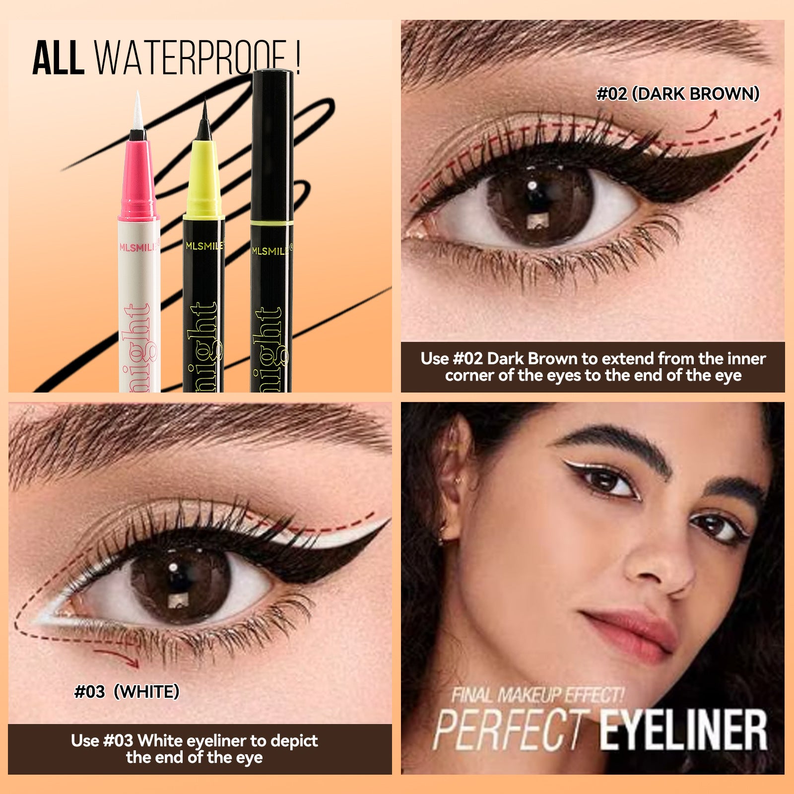 Waterproof Eyeliner Pen Midnight Matte