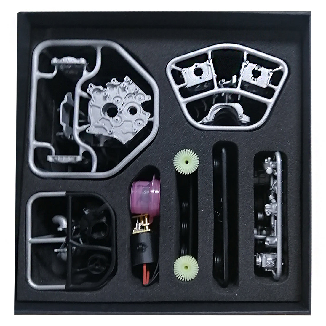 V8 Engine Model Building Kit Electric RC Engine Model