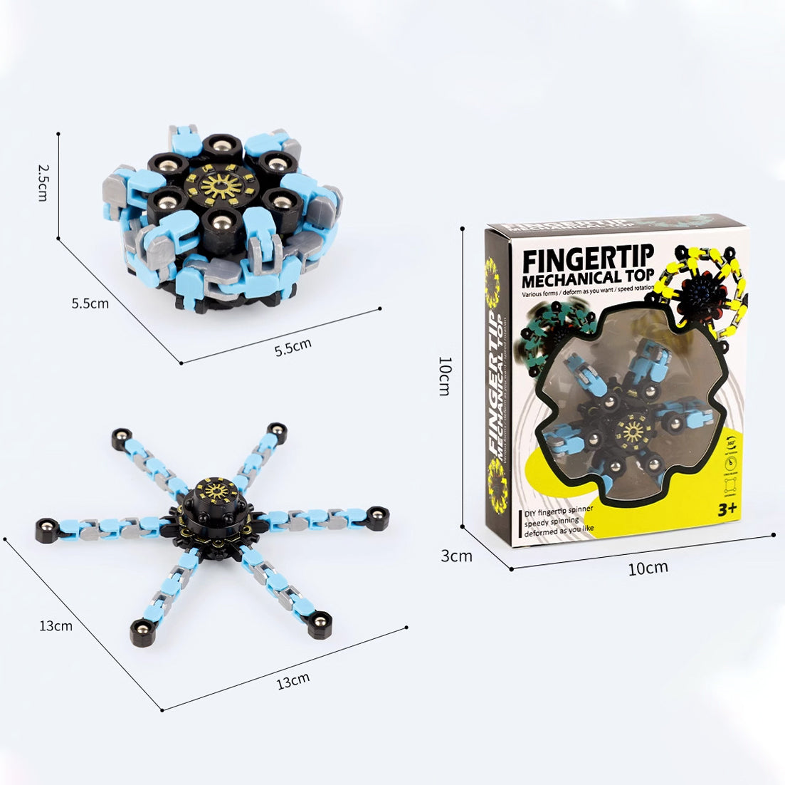 Fidgets Sensory Toys Transformable Chain Mechanical Fidget Toy