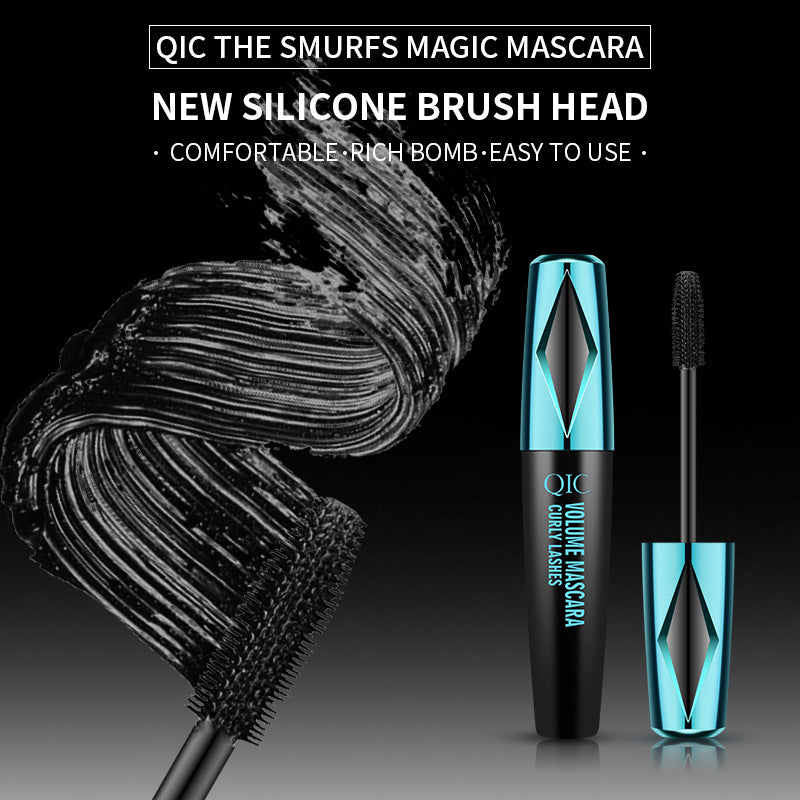 QIC 5D Waterproof No Clumping Silk Fiber Big Eye Lash Mascara