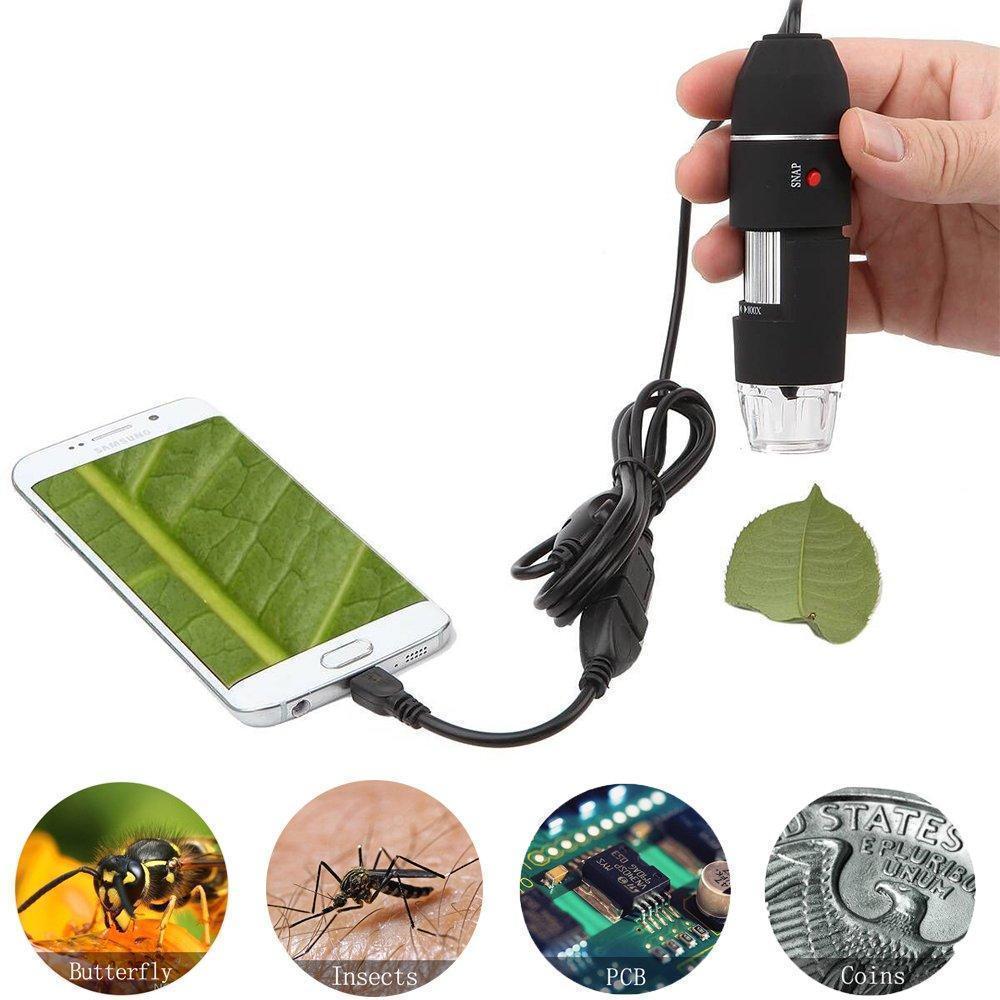 Domom USB Digital Microscope LED PC-Connectable Digital