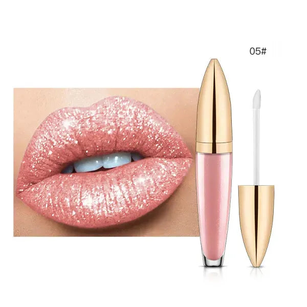 Diamond Lip Gloss Matte To Glitter Liquid Lipstick Waterproof