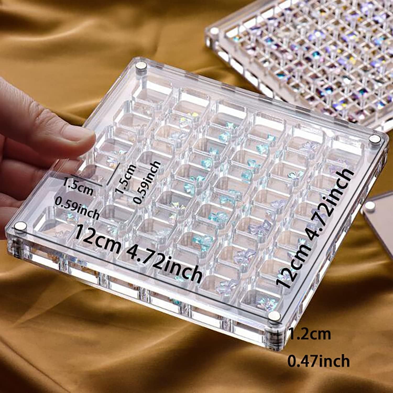 Magnetic Clear Acrylic Shell Display Box