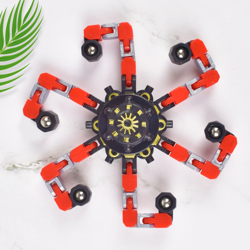 Fidgets Sensory Toys Transformable Chain Mechanical Fidget Toy