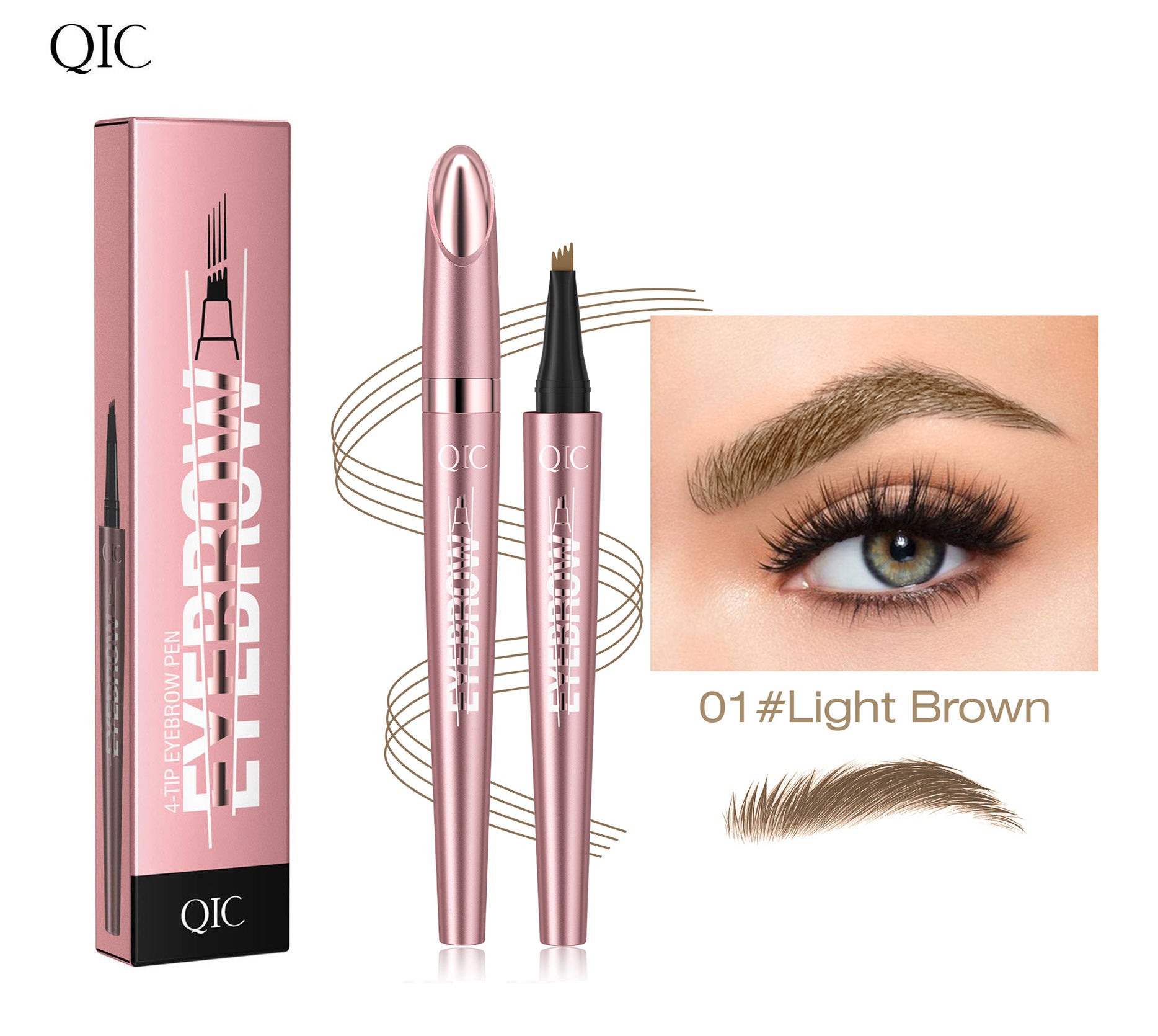 3D Microblading Eyebrow Tattoo Pencil 4 Fork Tip