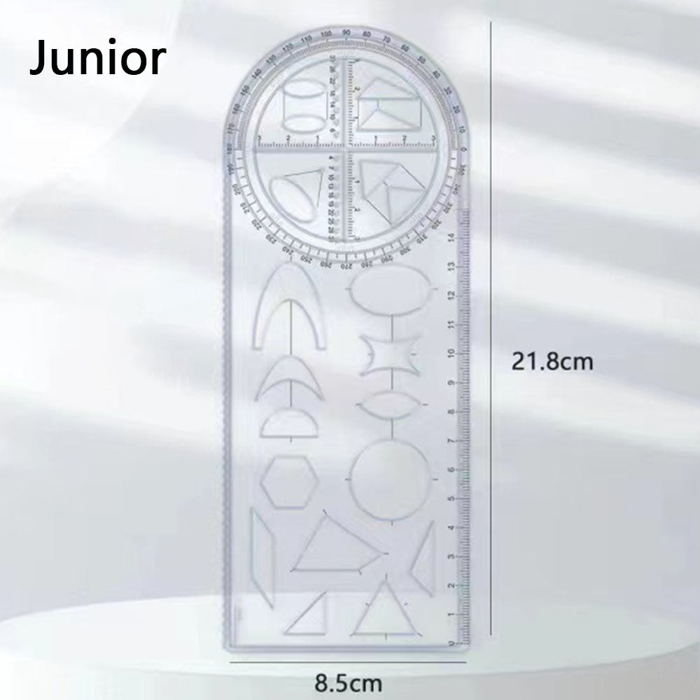 📐📏Multifunctional Student Math Ruler